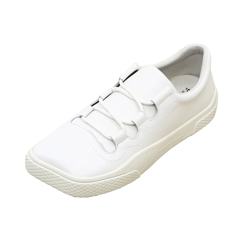 

High Quality Women Leather Shoes Trend Wild Lok Fu Increased Breathable Vintage Sneakers Daily Footwear Outdoor Casual Shoes