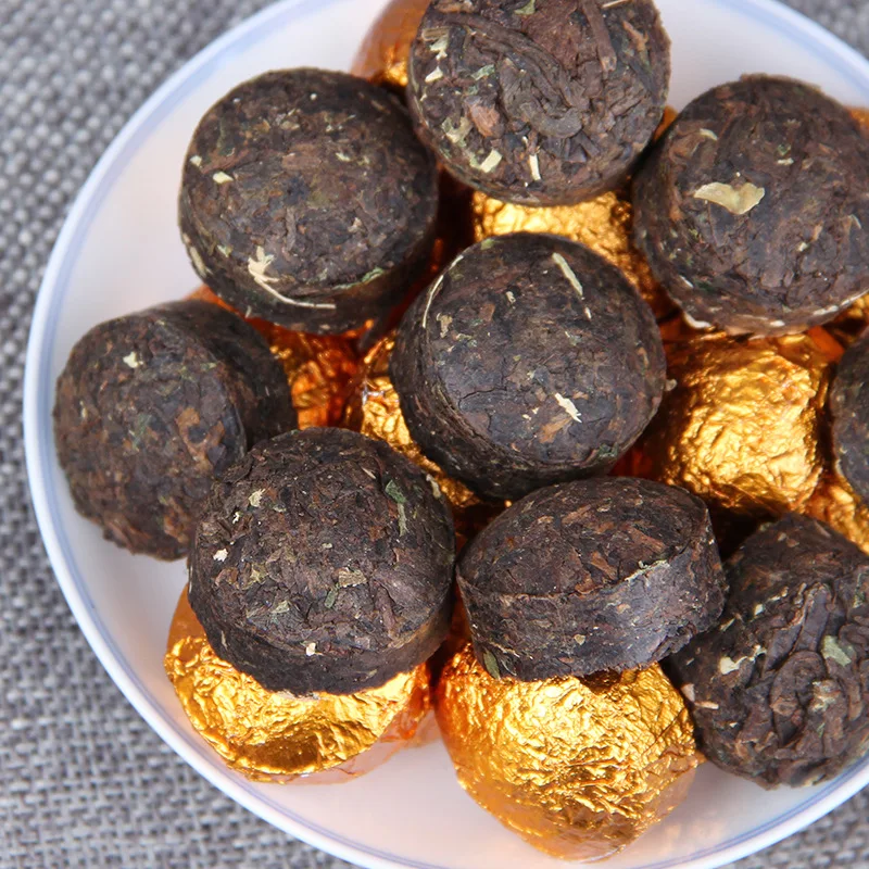 2019 г ароматы клейкого риса Shu Pu'er Mini Tuocha спелый чай 500 белый пакет посуда для