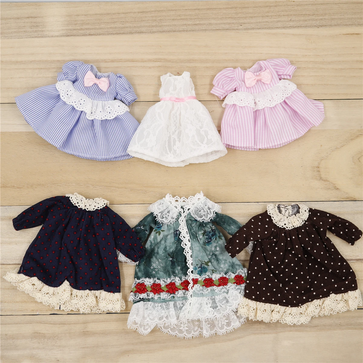 

Платье в полоску с носками ICY DBS Blyth кукла, игрушка, простое платье для 1/6 BJD azone