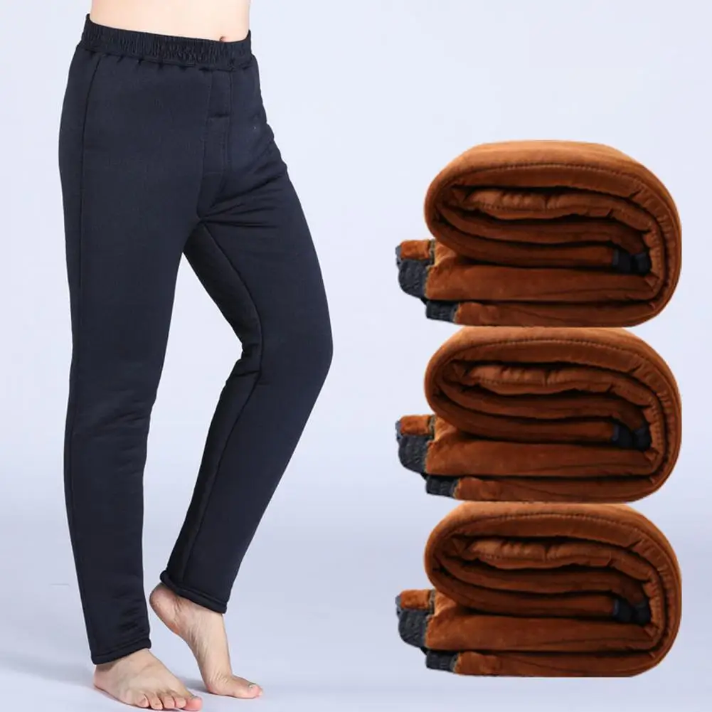 

Casual Pure Color Stretchy Pants Middle-aged Pants Streetwear Simple