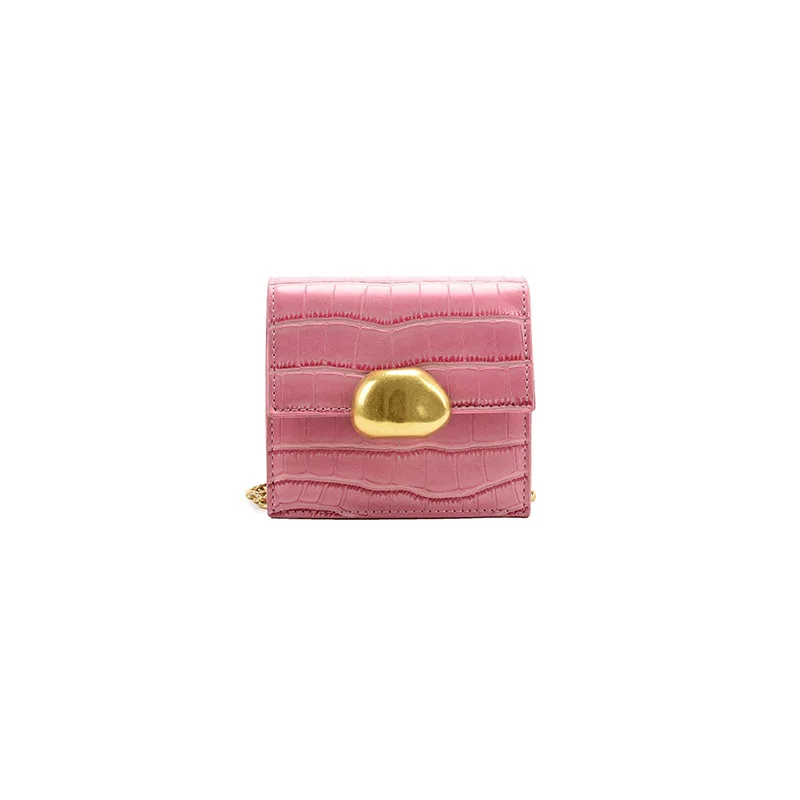 

Small Square Bags For Women Messenger Bag 2021 Chains Girl's Handbag Casual Wild Lady Shoulder Bag Cross Body Female Bag Black