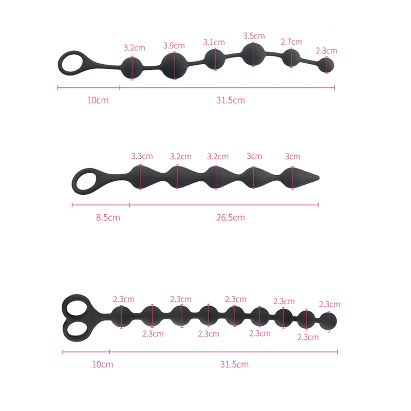 Анальная пробка силиконовая шарик секс-игрушка для начинающих мужчин женщин пар