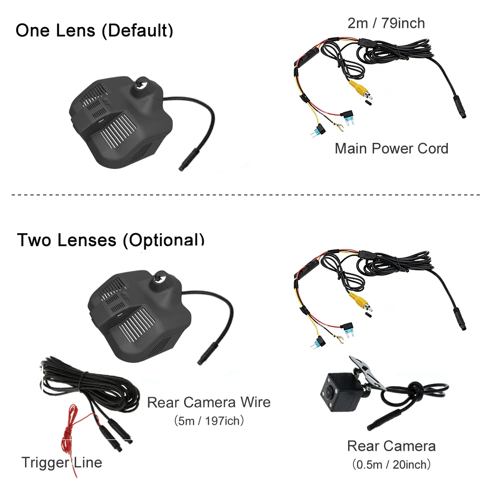 Автомобильный видеорегистратор Wifi цифровой для Mercedes Benz G Class W463 G350 G400 G500 G63 AMG 2017 ~