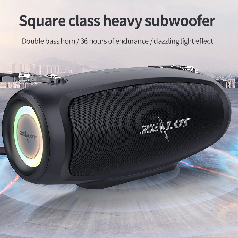 Bluetooth-Колонка Zealot S37S 60 Вт с усилителем класса D | Электроника