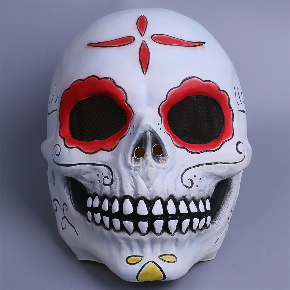 Маска мексиканского дня мертвецов скелета косплей маскарадный костюм Хэллоуин