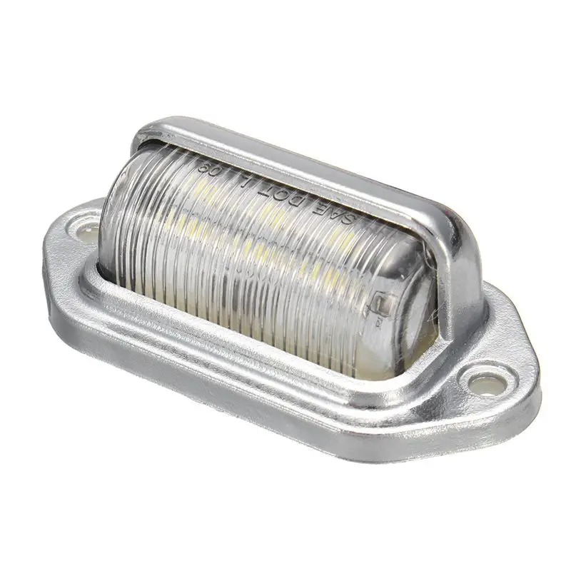 

12-24V 6 LED Number License Plate Light Boat Deck Walkway Step Lamp RV Trailer