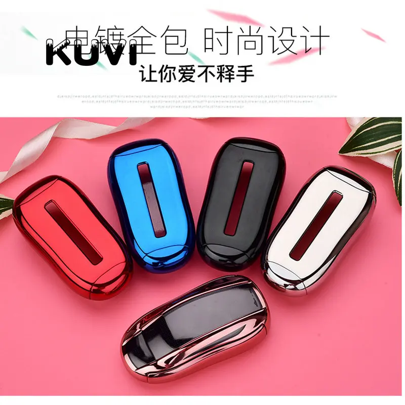 Высокое качество PC+ ТПУ чехол для ключей защитный чехол для Tesla модель X модель S аксессуары