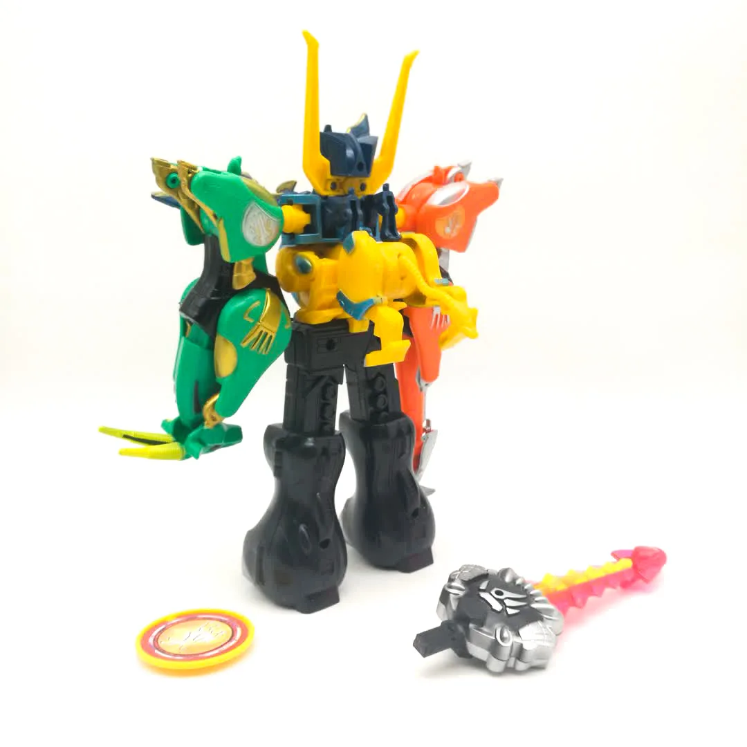 Megazords UCHU SENTAI KYURANGER Трансформация Робот динозавр Рейнджерс игрушки Фигурки для детей рождественские подарки