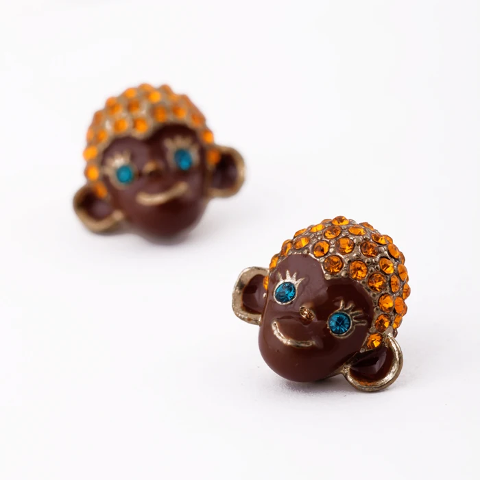 Винтажные серьги Стразы инкрустация модные новые ювелирные изделия с животными