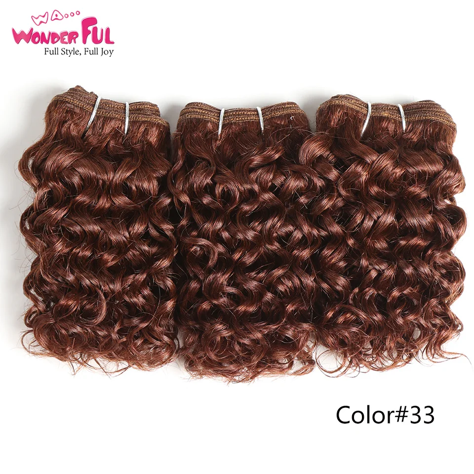 Remy кудрявые человеческие волосы двойной нарисованный светлый цвет 27 #30 #33 # 99J
