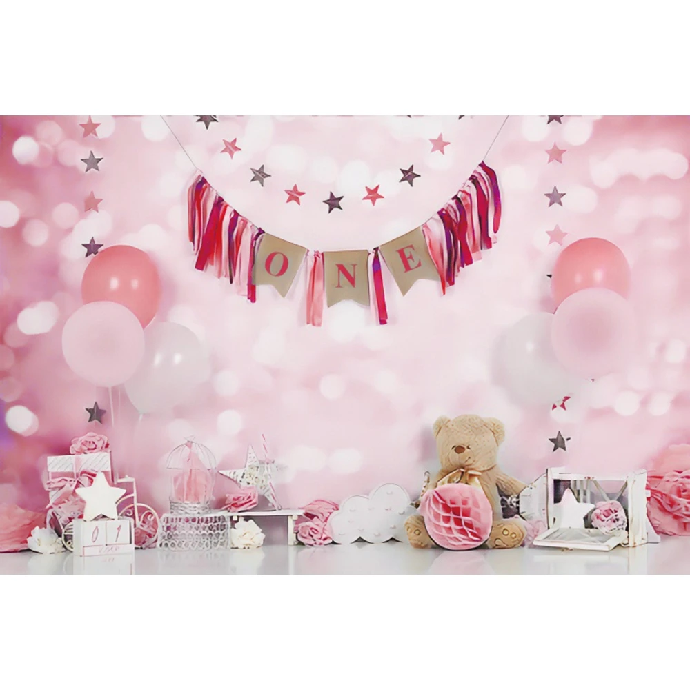 

Nitree Новорожденный ребенок 1-й День рождения воздушные шары торт разбивечерние фотографии фоны Фотографические фоны для фотографии студия ...