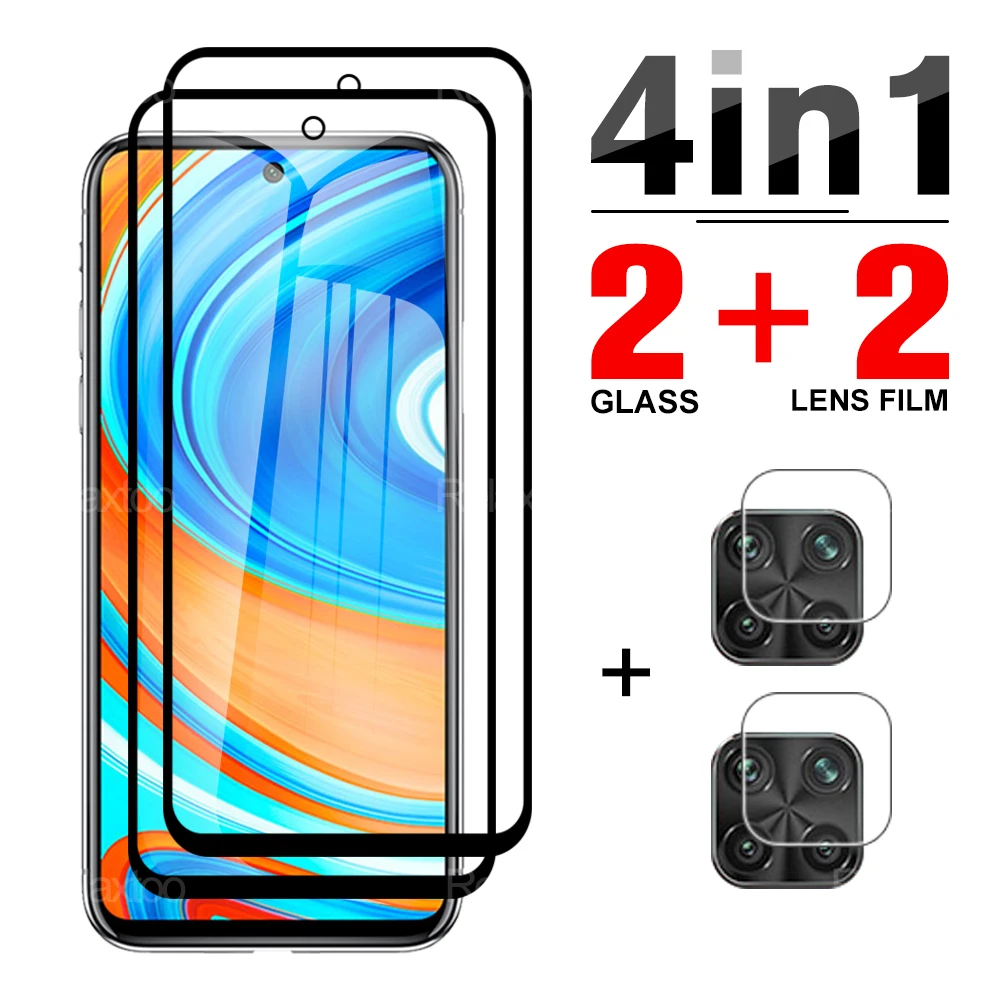 Закаленное стекло 4 в 1 для Xiaomi Redmi Note 5 7 защита Note8 Pro Note9 Max пленка объектива