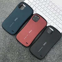 luxury iface scrub silicone case for iphone 7 8 6 11 pro max pc back shell protector cell phone skin for iphone 6s 6 x xs max xr