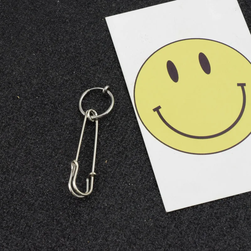 Корейские серьги-гвоздики Idol KPOP DNA из нержавеющей стали длинная цепочка для