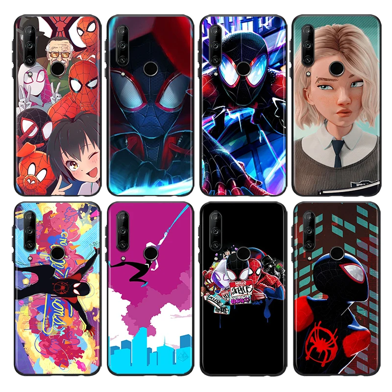 

Parallel Universe Spiderman Anime For Huawei Honor 8S 2019 8C 8X Max 8A 2020 Prime 8 7S 7A Pro RU 7C Black Soft Phone Case