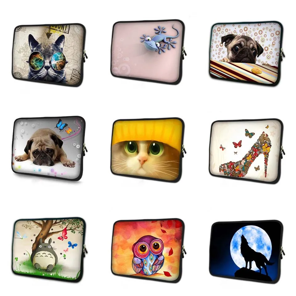 Neoprene Laptop Case tablet Bag 7.9 9.7 12 13.3 14.1 15.6 17.3 inch waterproof Notebook liner sleeve computer PC cover NS-5780 | Компьютеры
