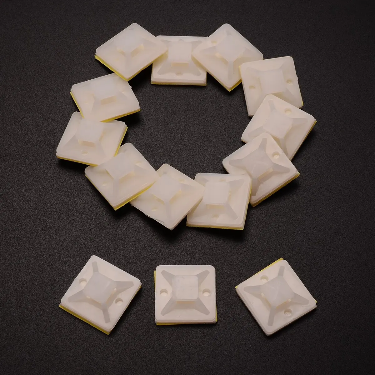 100 шт./упак. самоклеящиеся крепления для кабеля на молнии настенный держатель