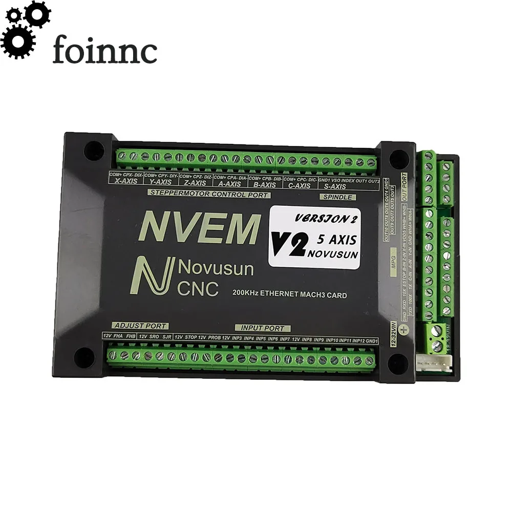 NVEM Mach3 карта управления 200 кГц Ethernet порт 3 4 5 6 осей ЧПУ контроллер движения для