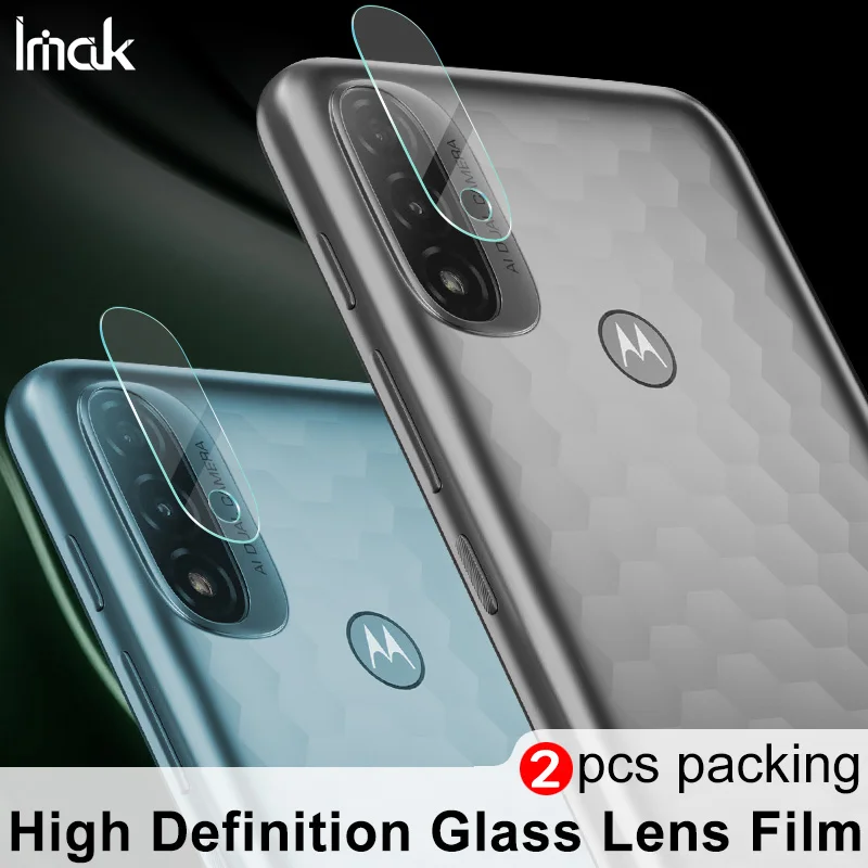 

2 шт., износостойкая защитная пленка Imak для объектива камеры Moto E20