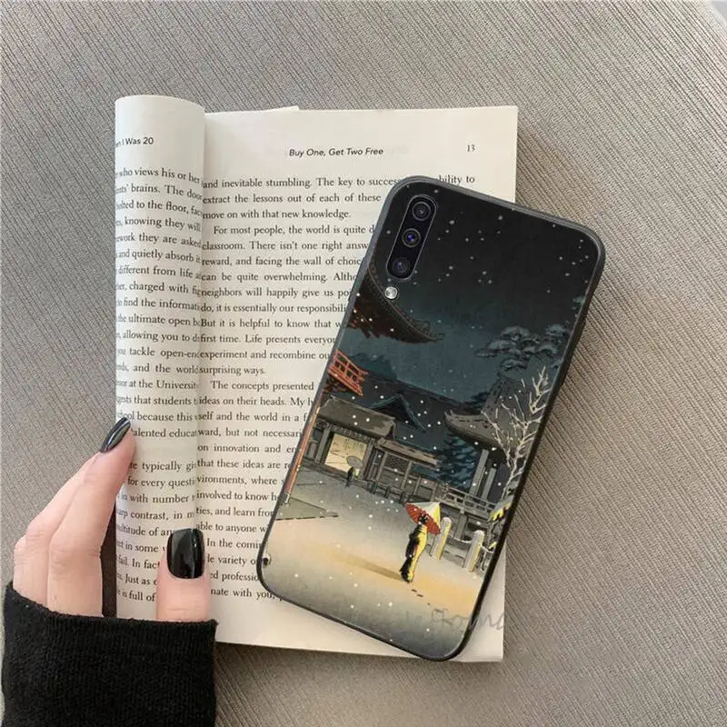 

Ukiyo-e Tokyo Japanese Art Phone Case For Samsung galaxy S note 7 8 9 10 20 fe edge A 6 10 20 30 50 51 70 lite plus Soft