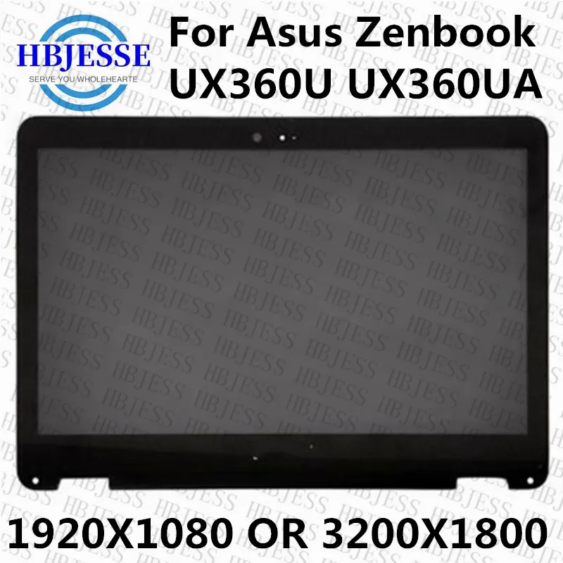 13,3 ЖК-панель, экран для ноутбука B133HAN02.7 для ASUS Zenbook ux360u UX360 UX360UA, ЖК-сенсорный дигитайзер в сборе FHD QHD LP133QD1