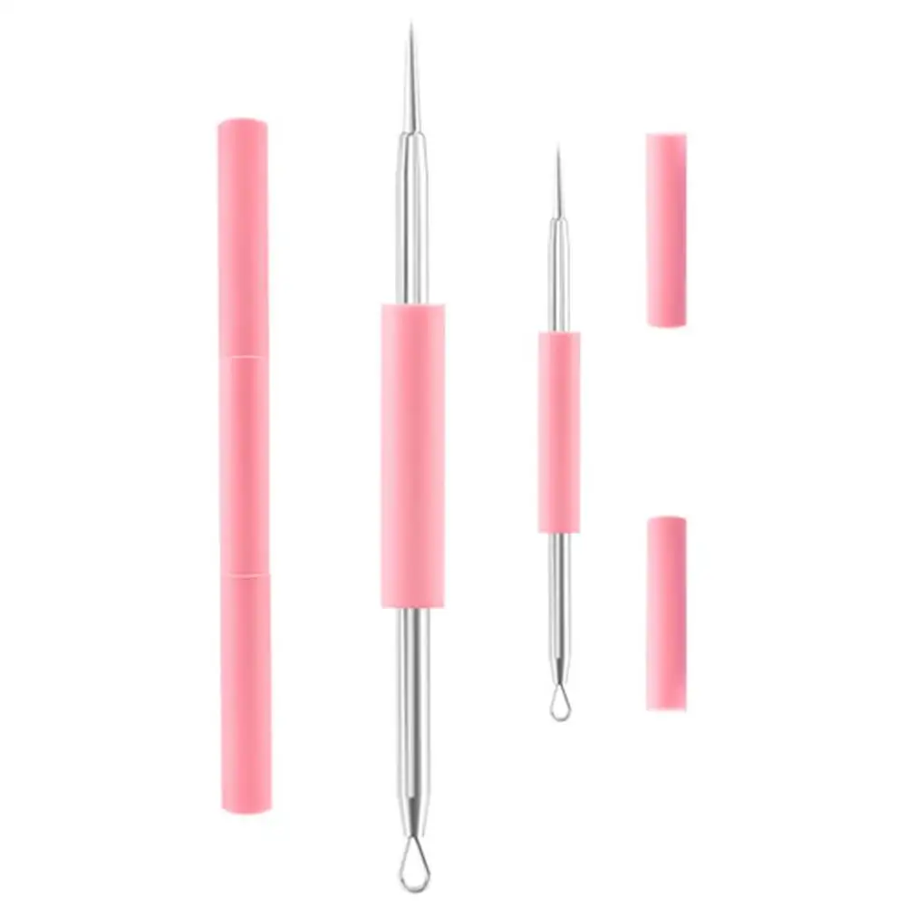 Нержавеющая сталь Acne комедонов экстрактор для прыщей жидкость снятия иглы