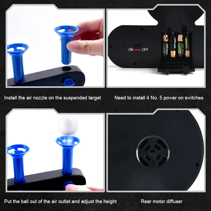 

Hot Selling Floating Target Game Foam Dart Hovering Ball Toy Children Kids Safe Xmas Gifts LBV
