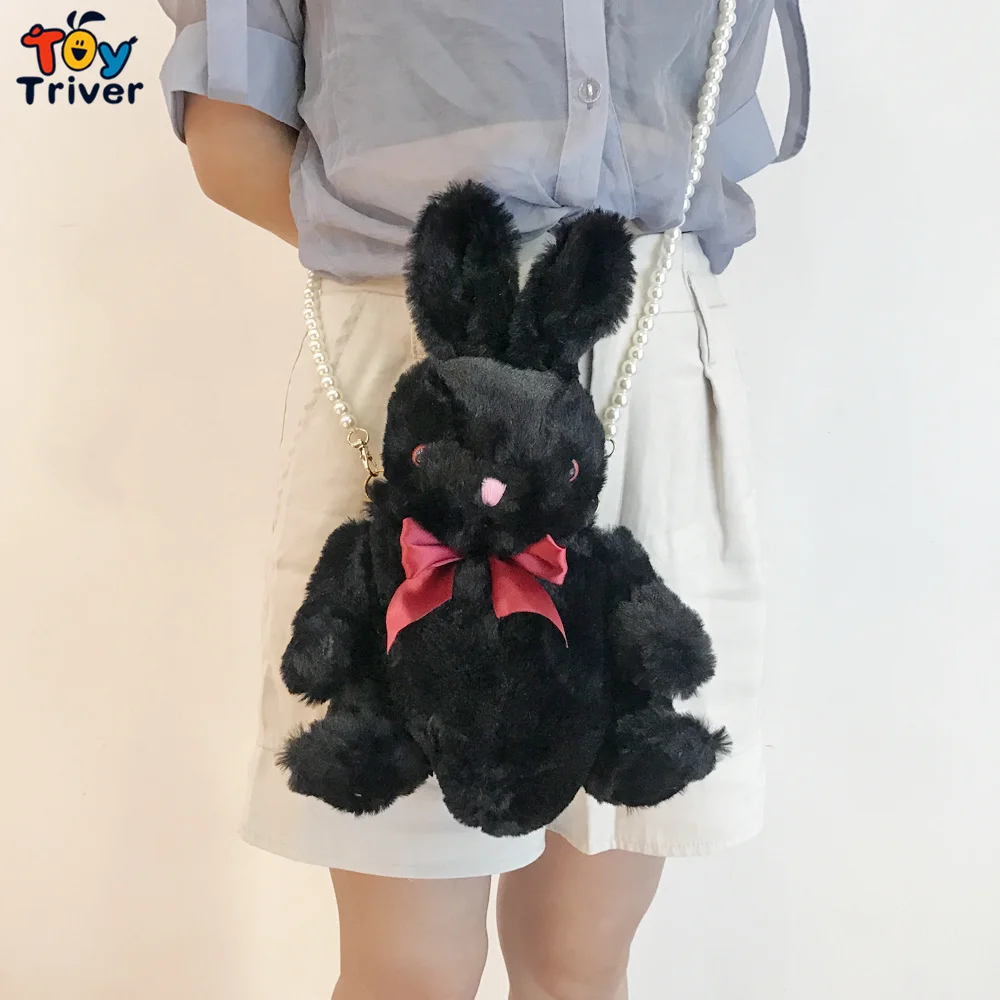 Игрушка кролик Kawai Lolita плюшевая кукла Зверюшка на одно плечо портативная цепочка