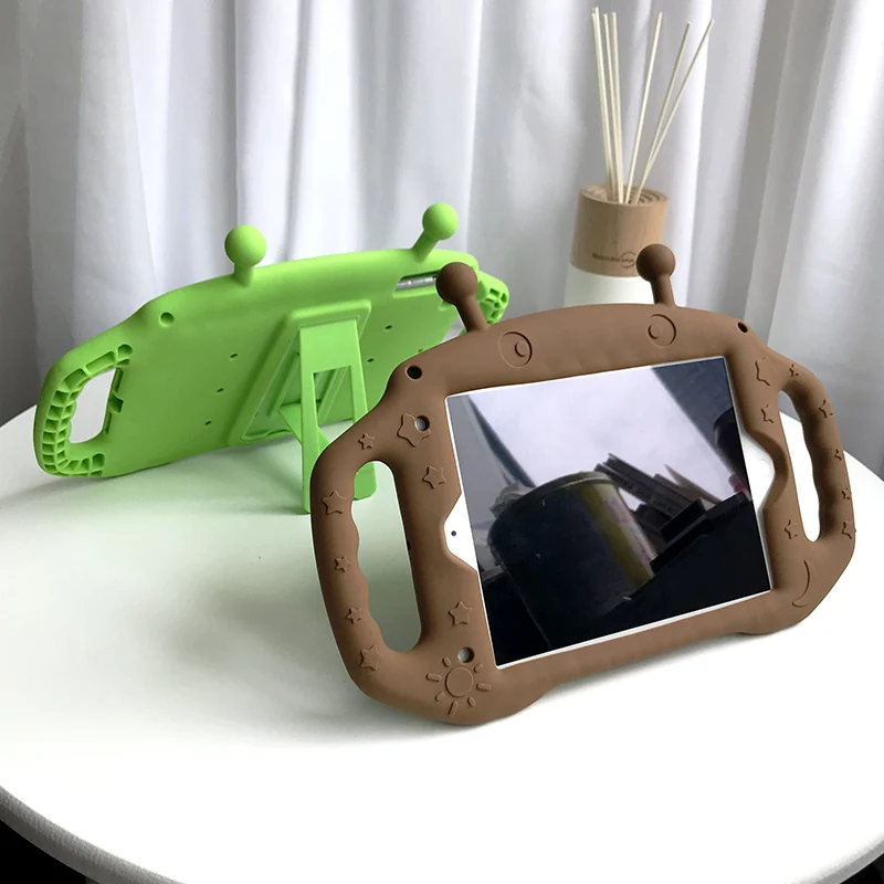 Противоударный чехол для iPad Mini 1 2 3 4 детские мягкие ручки подставка нетоксичный