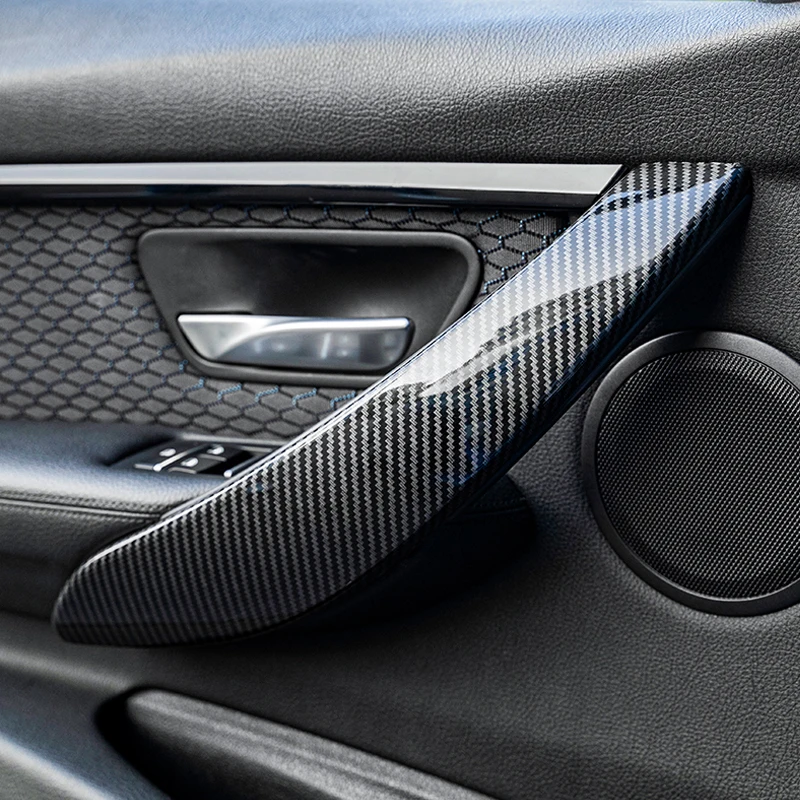 

LHD RHD Interior Door Pull Handle Outer Cover Trim For BMW 3 4 Series F30 F31 F32 F33 F34 F36 F80 F82 F83 2013-2018