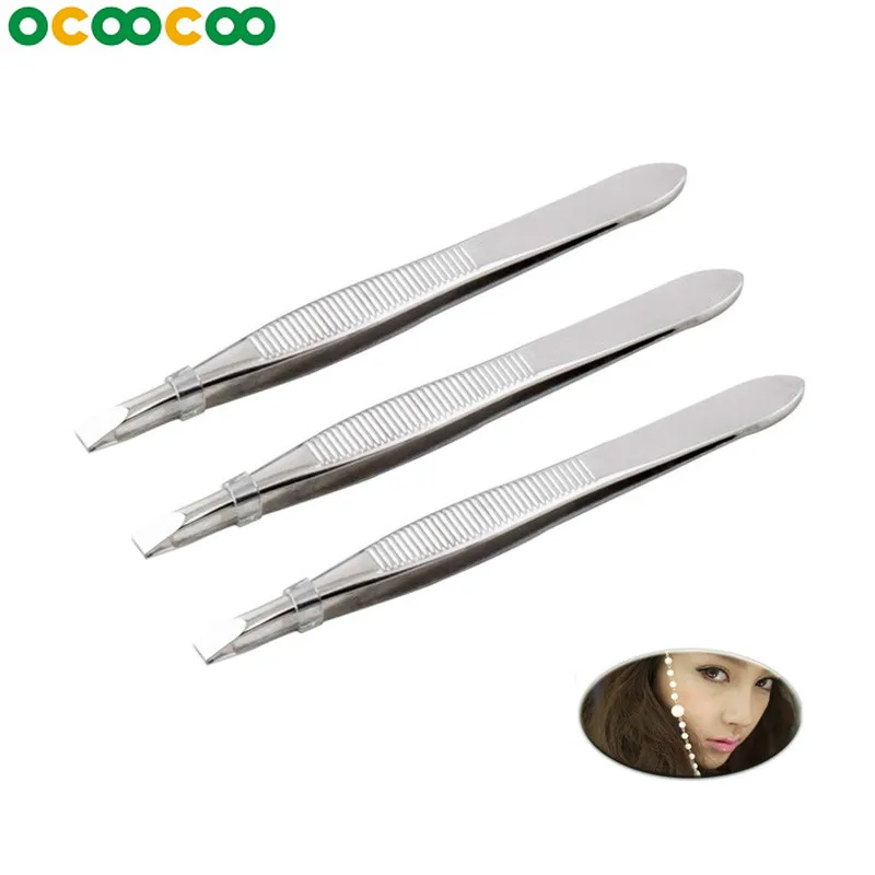 Профессиональный мини пинцет для бровей из нержавеющей стали триммеры зажим