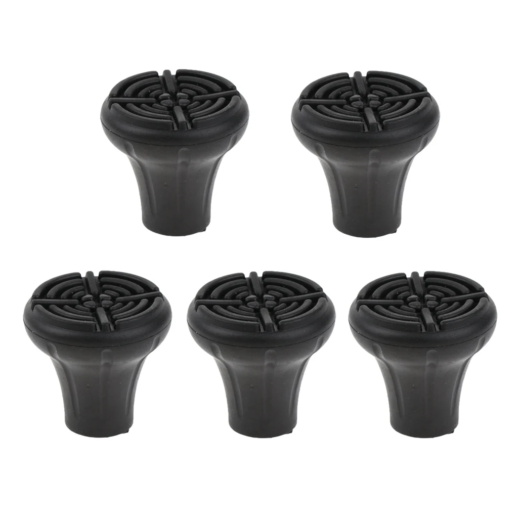 5 шт. сменных резиновых наконечников для альпинистов трость треккинговые