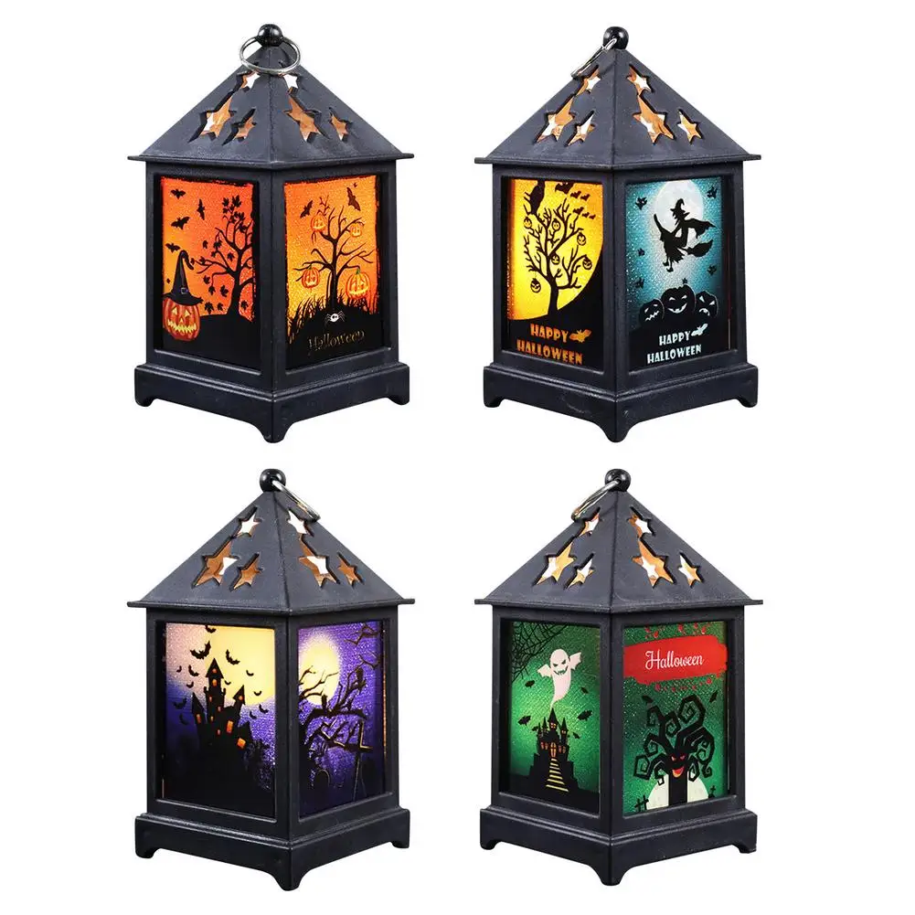 

Halloween LED Night Light Glowing Pumpkin Lantern Lamp Ornaments Home Bar Haunted House Decorative Props Halloween Party Decor