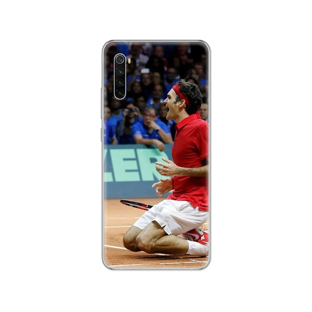 Прозрачный чехол бампер для телефона tennis Roger Federe Rafael Nadal xiaomi Redmi 3S 4A 5A 6A 5 Plus 4X 7 8 8a CC9