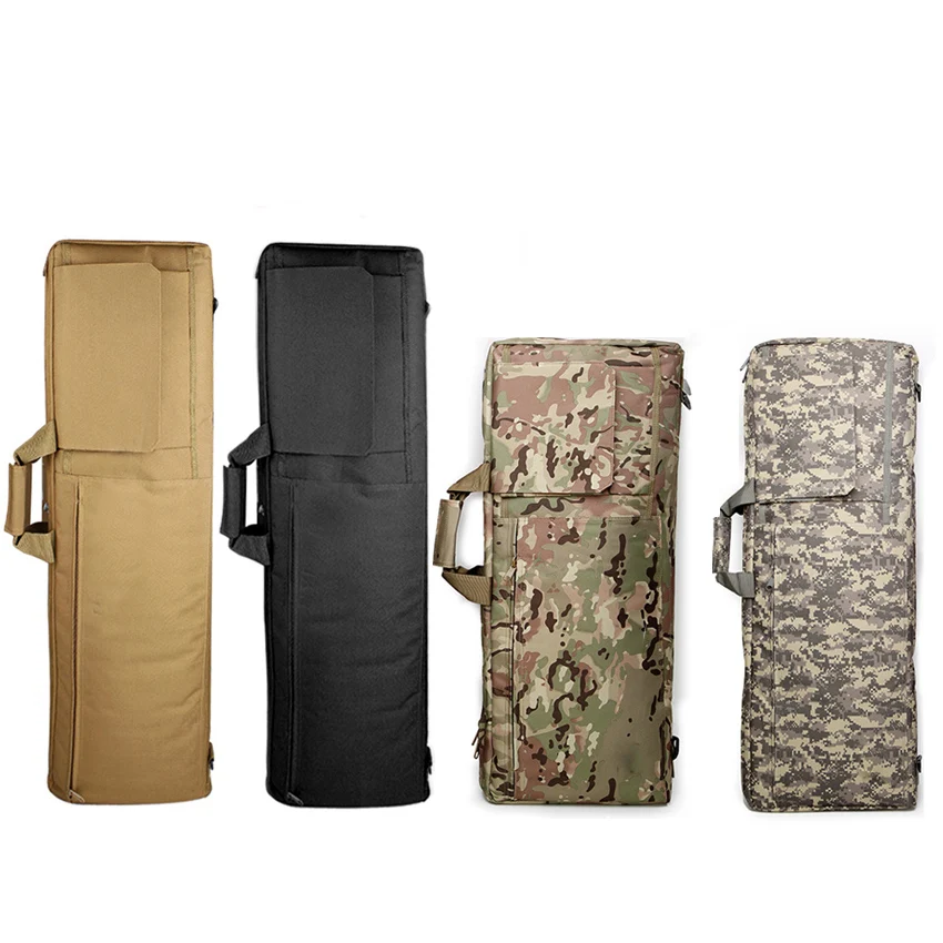 hunting bags 85cm/100cm Tactical Hunting Rifle Carry Protection Shoulder pack rifle Case Hand Bag Backpack black tactical gear | Спорт и