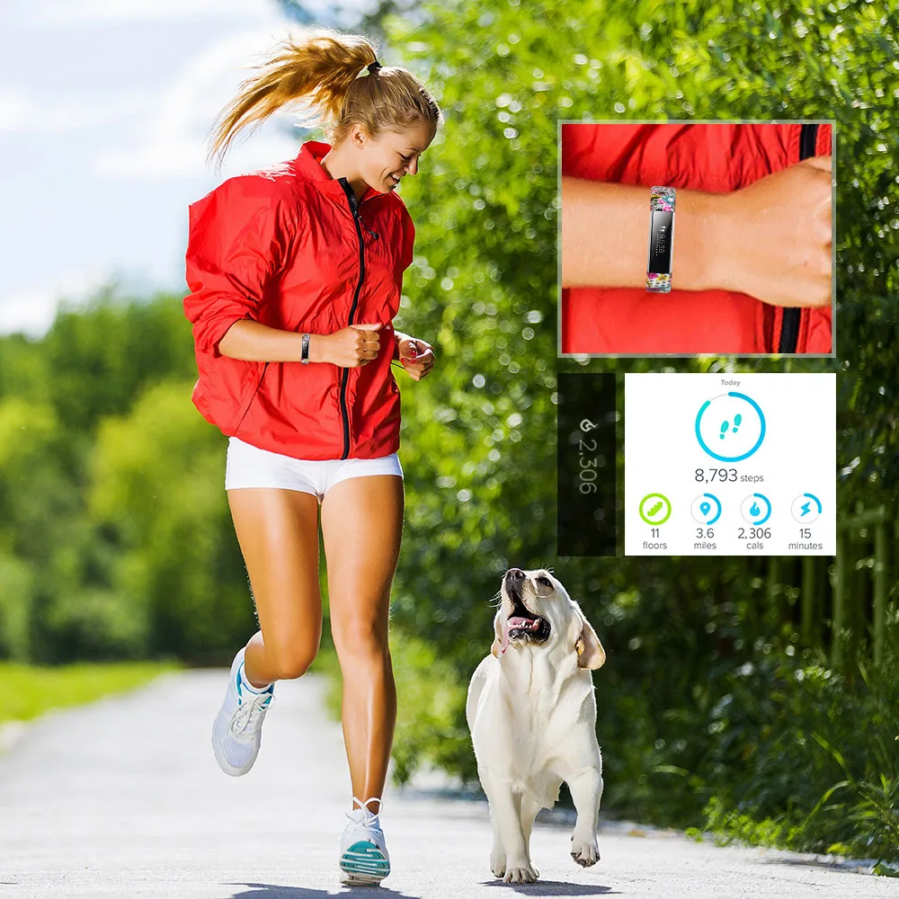 Honecumi для Fit bit Alta HR/Alta ремешок на запястье умный часов сменный Браслет Ремешок Для