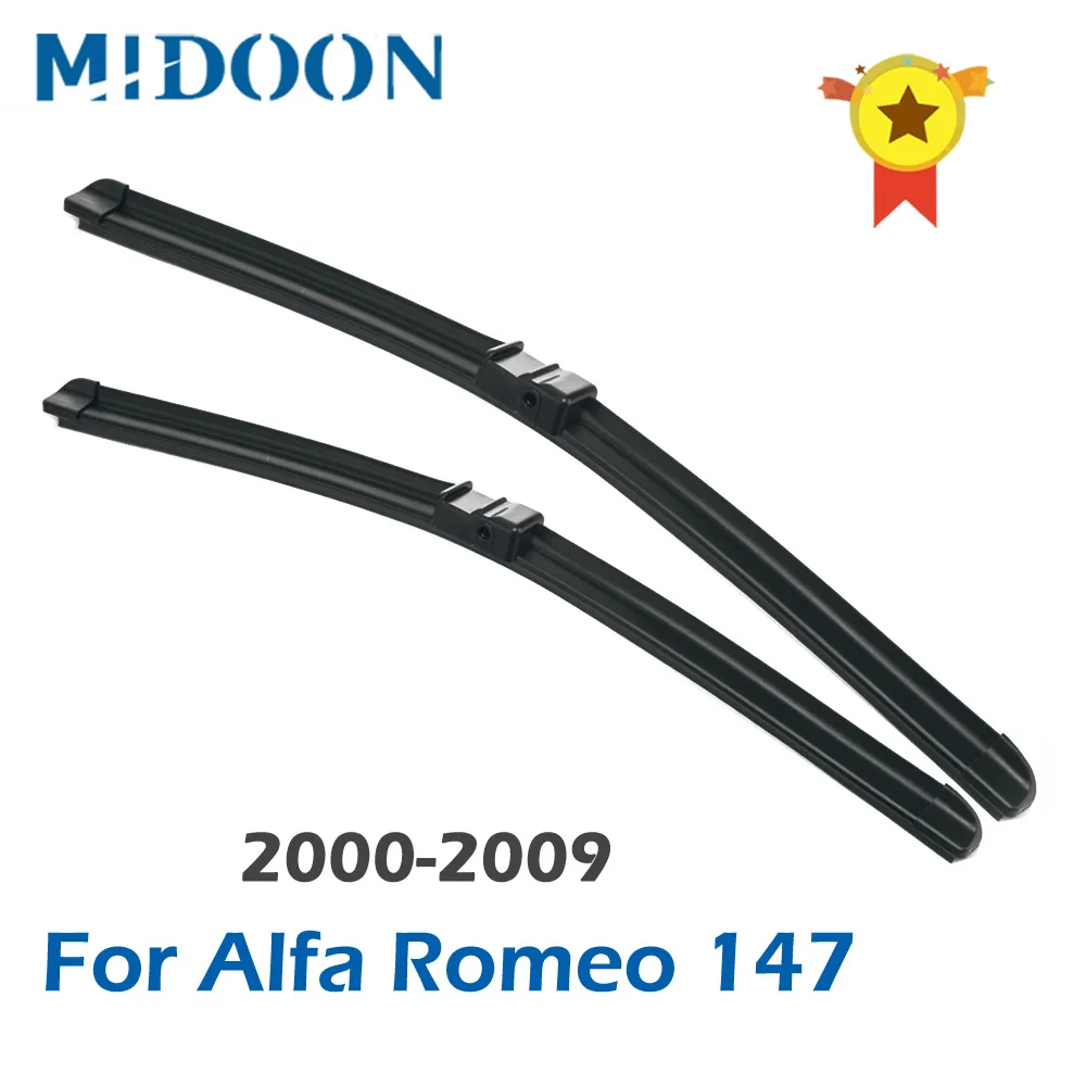 Щетки стеклоочистителя MIDOON для Alfa Romeo 147 Fit Hook / Side Pin Arms 2000 2001 2002 2003 2004 2005 2006 2007 2008 2009 |