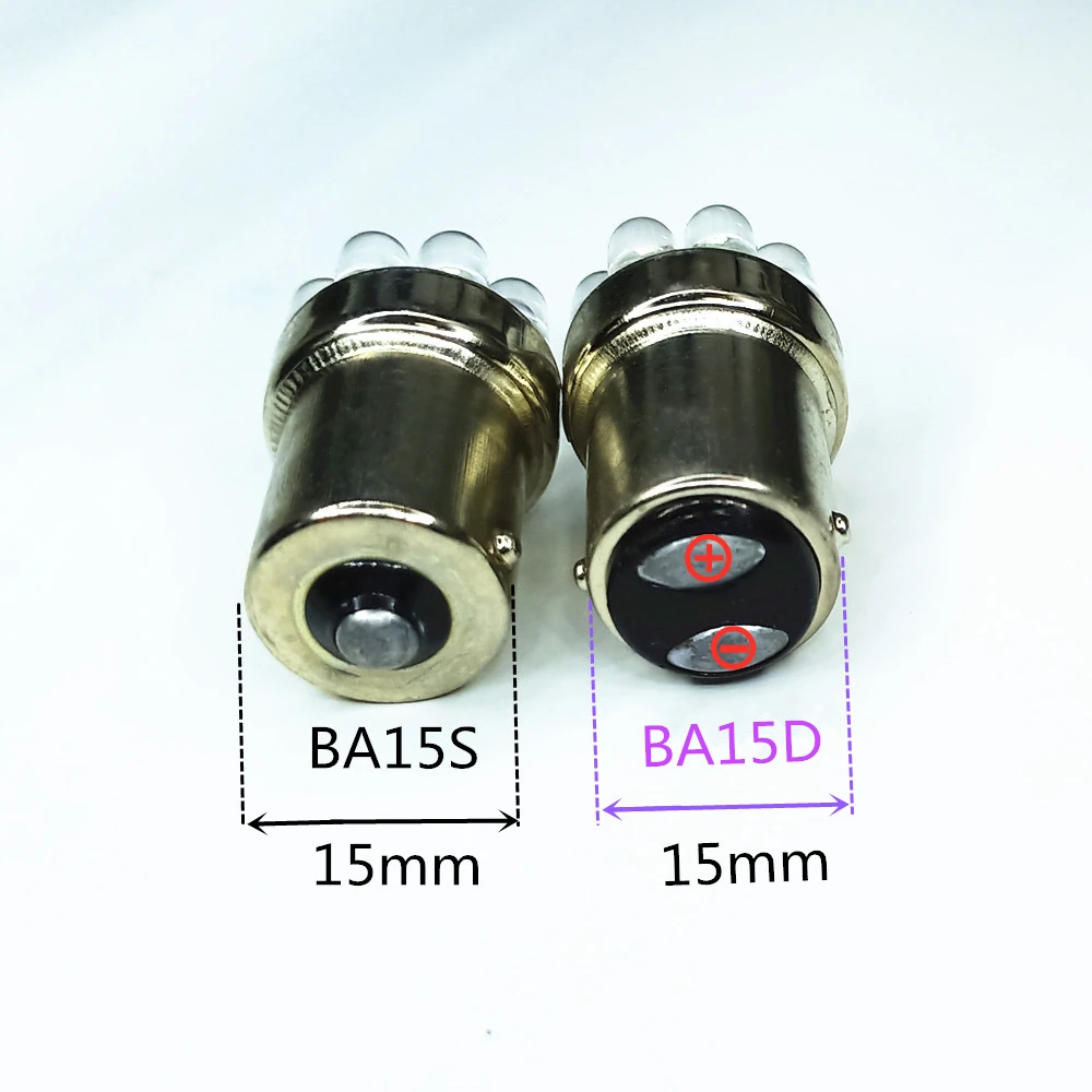 LED BA15S 6 светодиодный менного тока BA15D В переменного 36 красный синий зеленый желтый