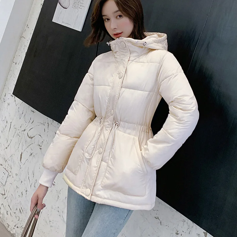 

Куртка женская осенне-зимняя короткая из хлопка, с капюшоном, cc1342, 2021