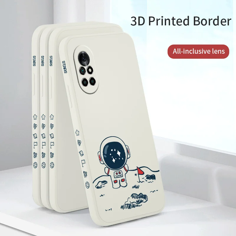 

Pocket Astronaut Phone Case For Huawei Nova8 8Pro 8SE Nova 7 7Pro 7SE 6 6se 5 5Pro 5Z 5I 5Ipro 5T 4 4ESilicone Cover