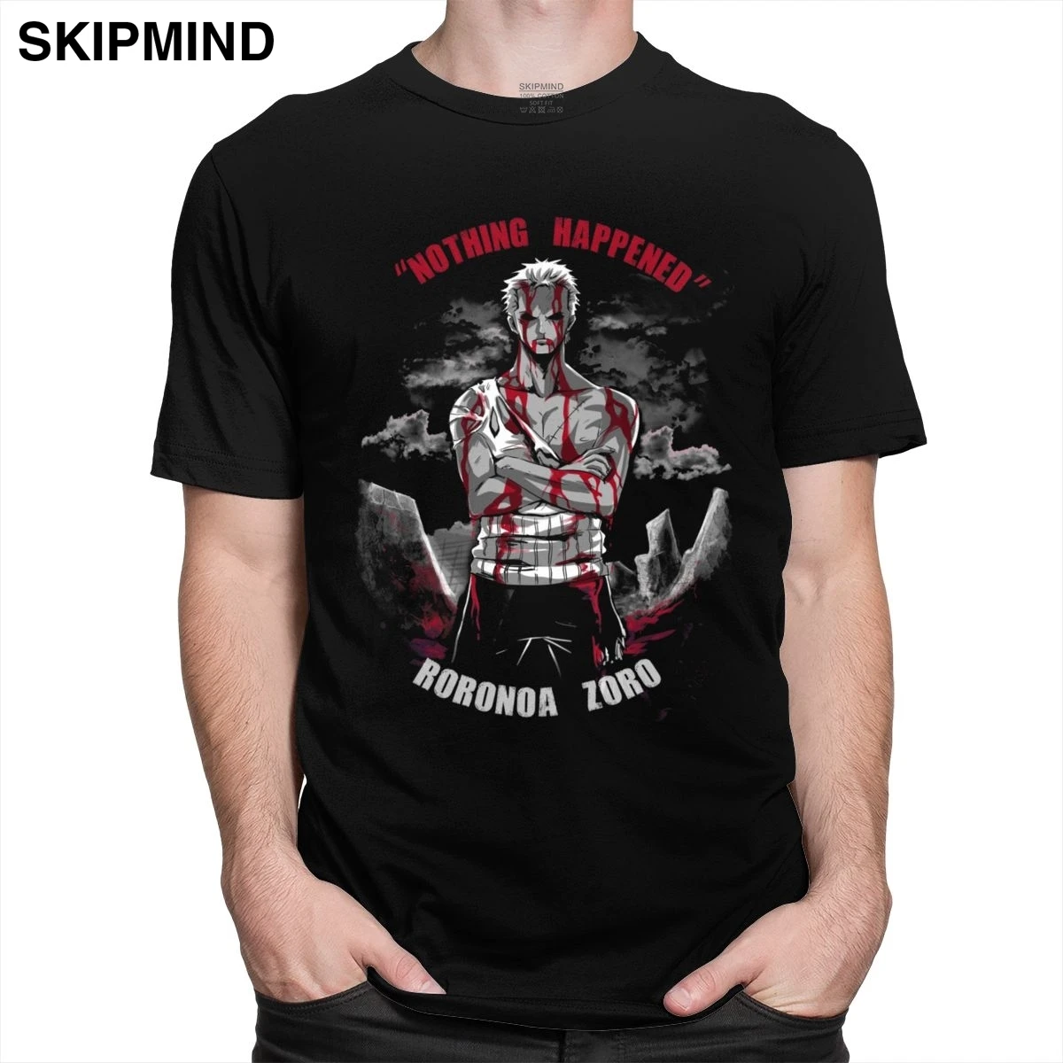 Футболка мужская с круглым вырезом крутая тенниска из 100% хлопка коротким рукавом