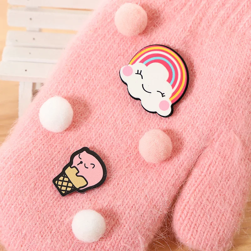 Новинка 2020 года 1 пара милых детских перчаток с героями мультфильмов сезон