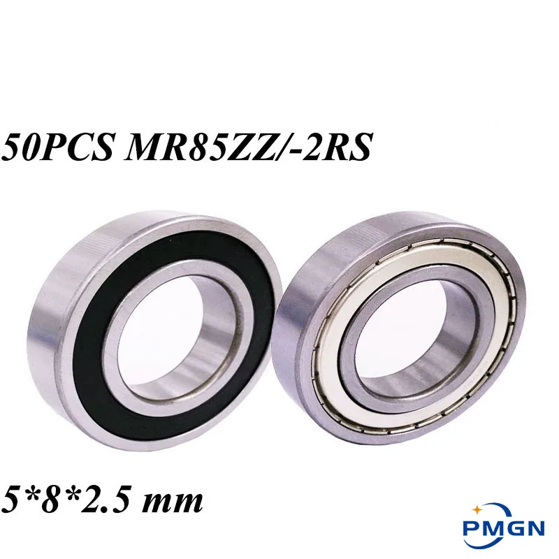 50 шт. MR85ZZ MR85 2RS Подшипник ABEC 5 5*8*2 мм миниатюрный ZZ шариковый подшипник 675ZZ L 850ZZ