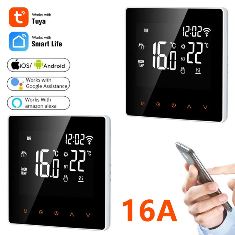

Термостат Tuya Smart Life с поддержкой Wi-Fi, 16 А/3 А