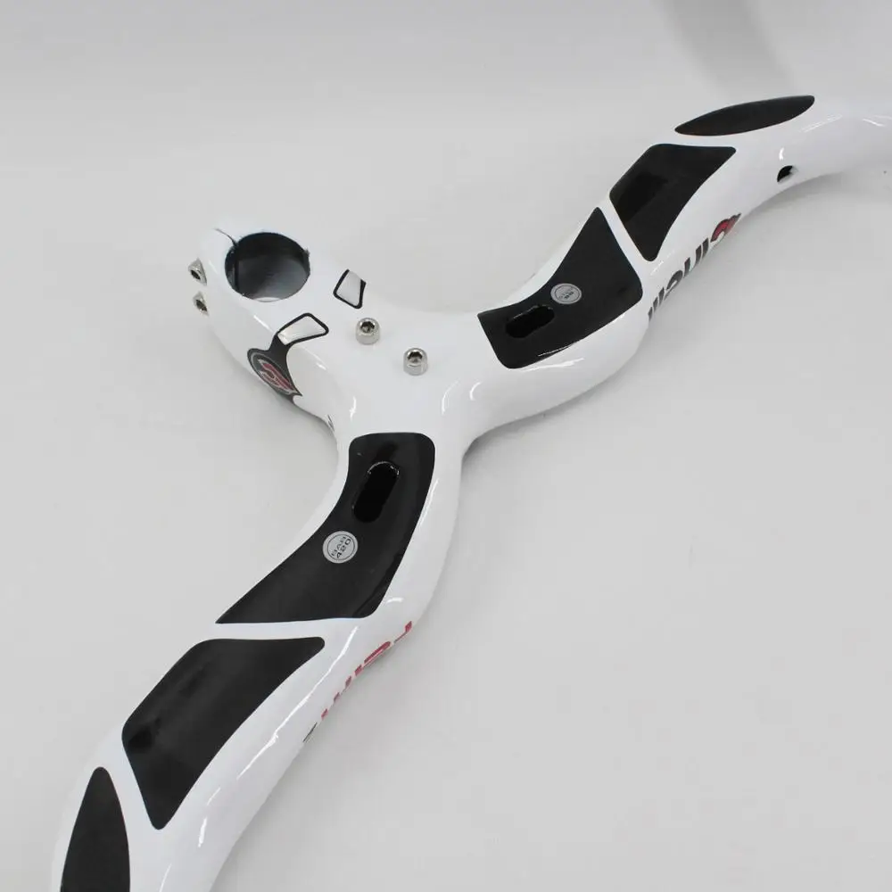 Новый Подгонянный полностью углеродный велосипедный руль дорожный и стержень