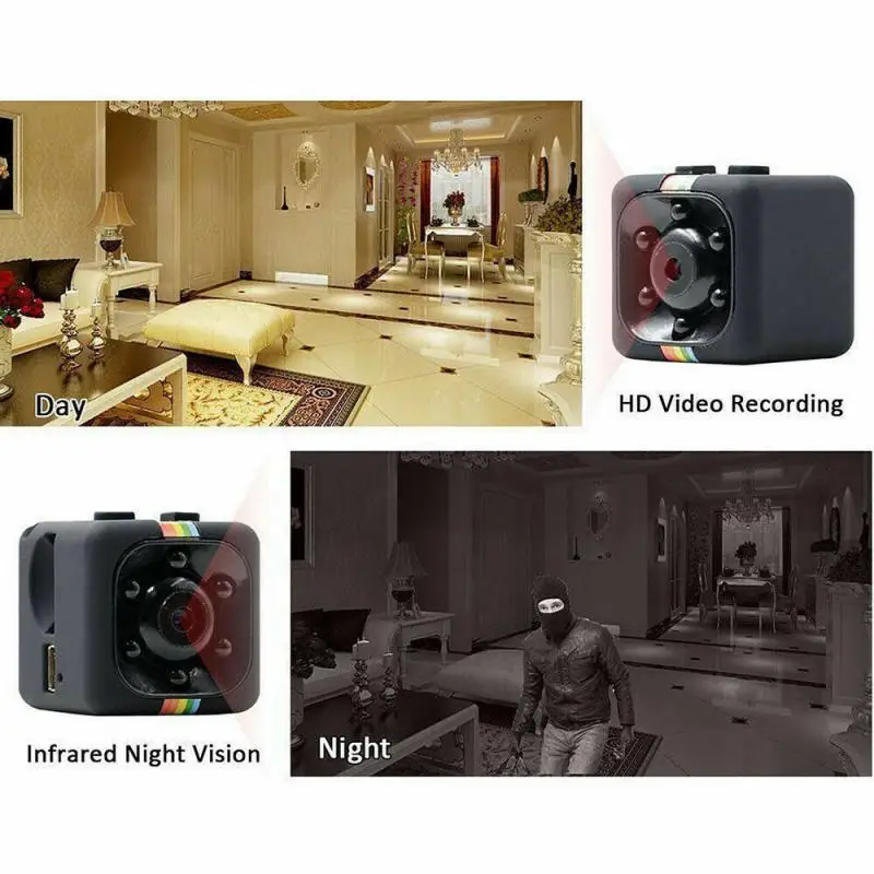 SQ11 мини камера HD 960P датчик ночного видения SQ 11 Мини домашняя видеокамера Спорт DVR
