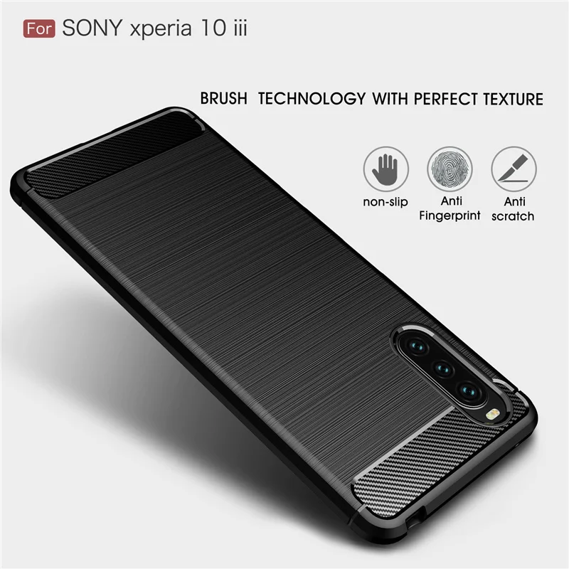 Funda trasera para Sony Xperia 10 III Lite, carcasa suave de TPU para Sony Xperia 10 III Lite-2