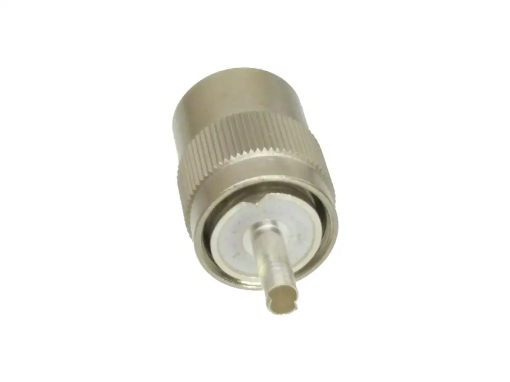 Соединитель UHF штекер PL259 припой RG8 RG213 LMR400 7D FB кабель серебристый|silver connectors|silver