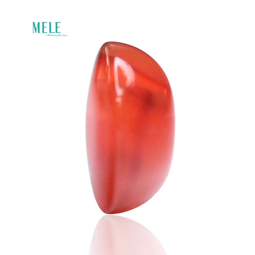 Натуральный красный агат обнаженное каменное кольцо лицо сделай сам