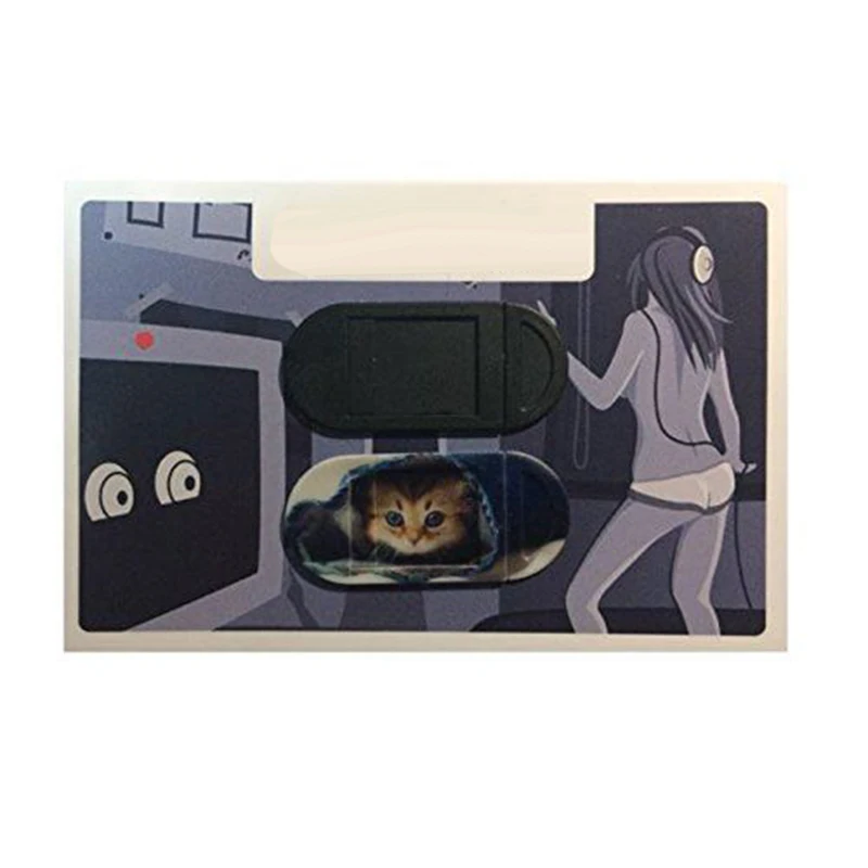 12 шт 6 Универсальный чехол для веб камеры магнит затвора слайдер Пластиковая